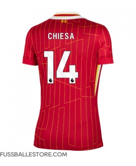 Günstige Liverpool Federico Chiesa #14 Heimtrikot Damen 2024-25 Kurzarm